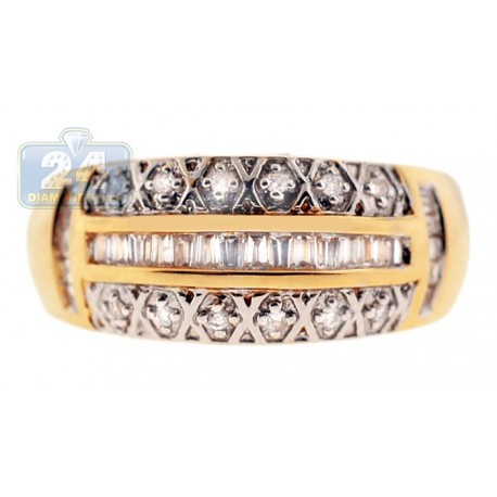 Antique Style 14k Yellow Gold Band Ring