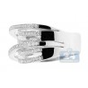 14K White Gold 0.91 ct Diamond Womens Openwork Wave Ring