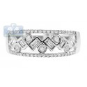 14K White Gold 0.49 ct Baguette Diamond Vintage Band Ring