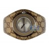 Gucci U-Play Champagne Guccissima Bandeau Womens Watch YA129425