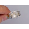 14K Yellow Gold 1.09 ct Diamond Womens Vintage Band Ring