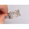 14K Yellow Gold 1 ct Diamond Womens Openwork Vintage Ring