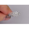 14K White Gold 1.33 ct Diamond Vintage Style Engagement Ring