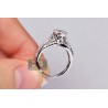 14K White Gold 1.33 ct Diamond Vintage Style Engagement Ring