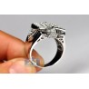 14K White Gold 2.07 ct Diamond Mens Pinky Ring