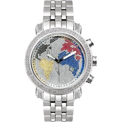 Joe Rodeo 1.75 ct Diamond World Dial Mens Watch JCL46