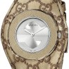 Gucci U-Play Champagne Guccissima Bandeau Womens Watch YA129425