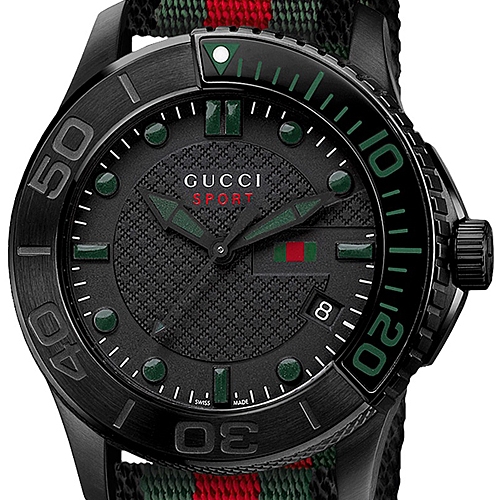 Gucci G-Timeless Sport Web Nylon Mens 