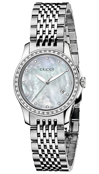 gucci g timeless silver dial bracelet ladies watch