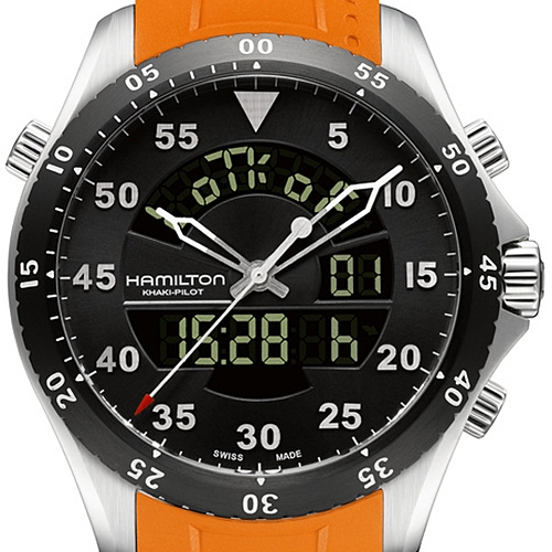 Khaki Aviation Timer Watch H64554431