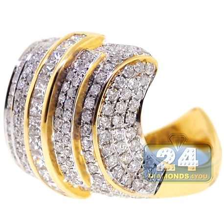Diamond Signet Ring 14K Yellow Gold