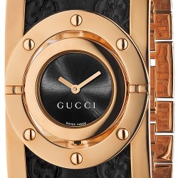gucci twirl watch gold