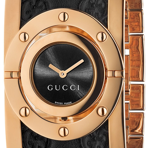 gucci twirl watch rose gold