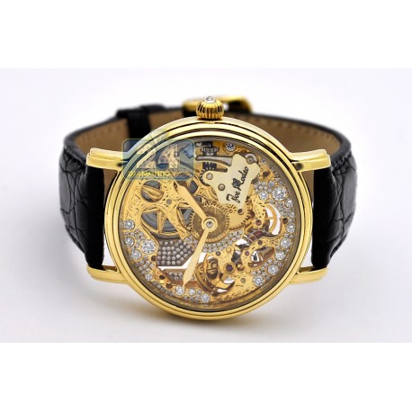 real mechanical gold fosky watch