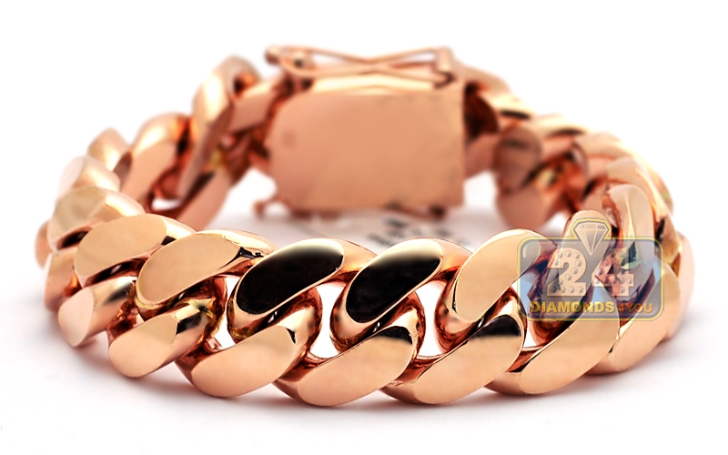  Gold Chain Bracelets for Men, Cuban Link Bracelet for