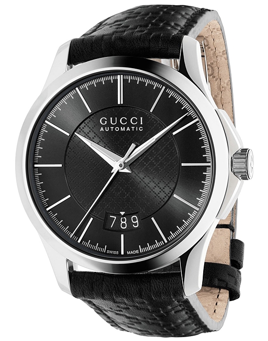 Gucci G-Timeless Tri-Color Dial Leather Men's Watch YA1264079