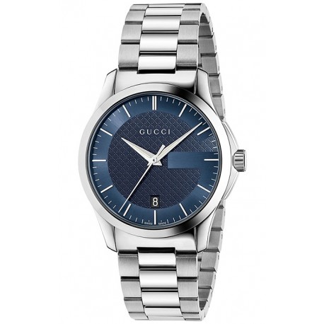 Gucci G-Timeless 38 mm Blue Dial Steel 