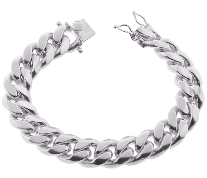 Solid Sterling Silver Miami Cuban Link 