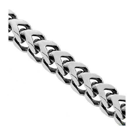Franco Chain Necklace Stainless Steel 24