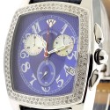 Aqua Master Classic 1.50 ct Diamond Mens Blue Watch