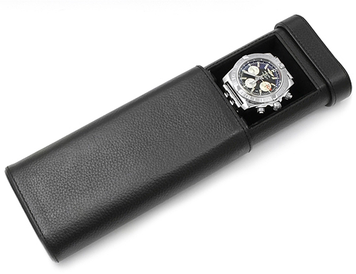 Single Watch Travel Box Orbita Verona W93000 Black Leather