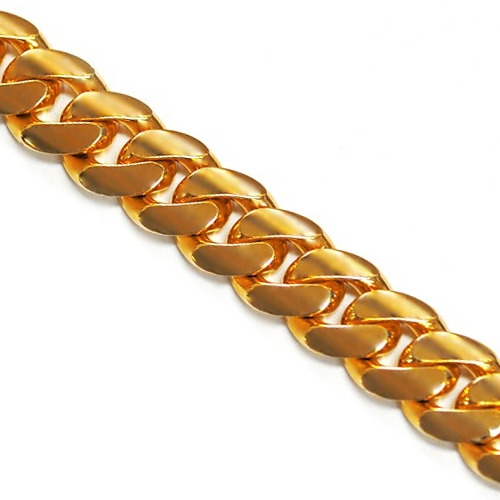 Bead Link Gold Chain by The inch | inch of Gold | Chains by Design 28 Inches