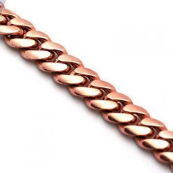 pink gold necklace chain