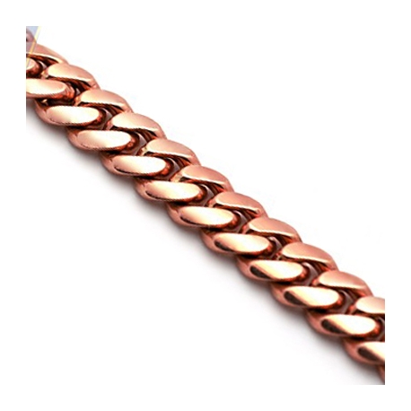 14K Gold Flat Cuban Link Chain Bracelet With Box Closure | 11.15MM - 9 Inch