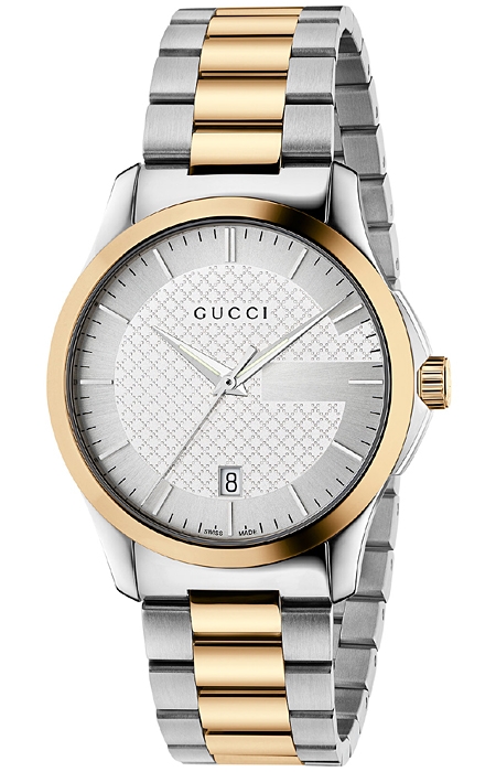 gucci gold silver watch