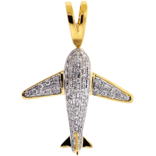 Airplane Necklace - Gold