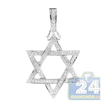 Diamond Star Of David Necklace, Double Heart Diamond Magen David Pendant  Jewish Jewelry Bat Mitzvah Gift Gold Anniversary Judaica gift | Benati