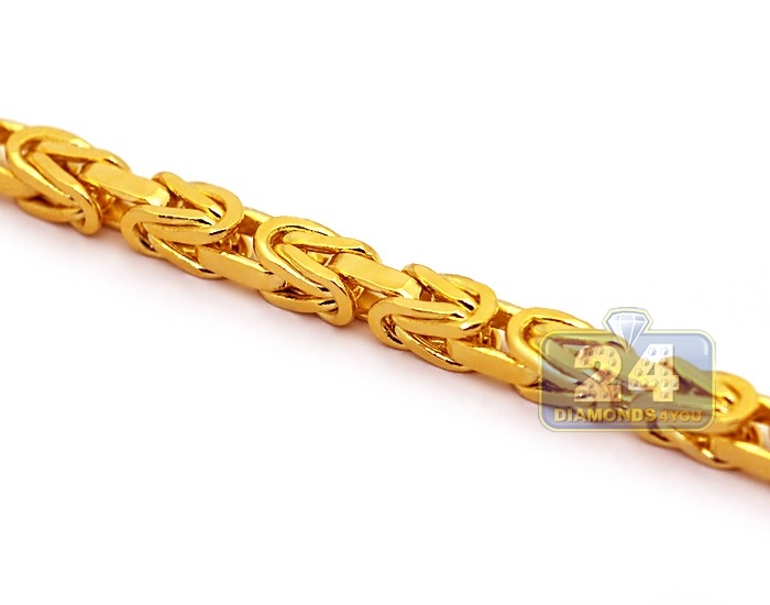 Mens Pure 24K Yellow Gold Solid 