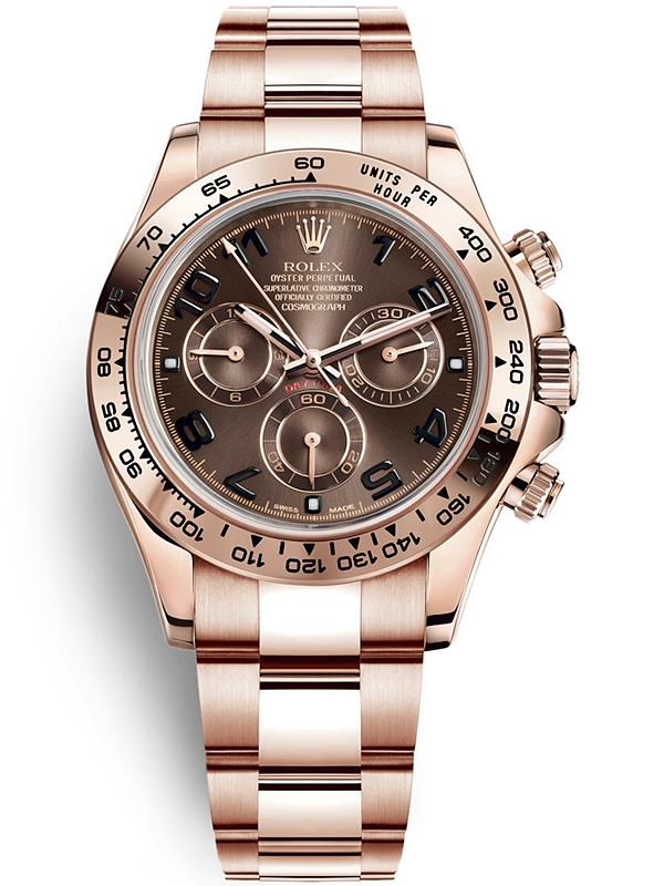 116505 Daytona Everose Gold Chocolate Dial Watch