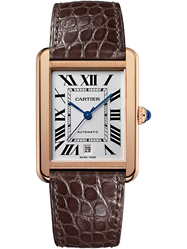 cartier tank watch band leather